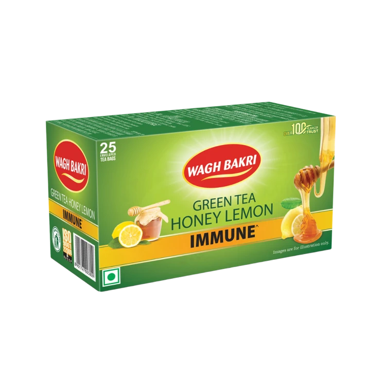 Wagh Bakri Honey Lemon Green Tea