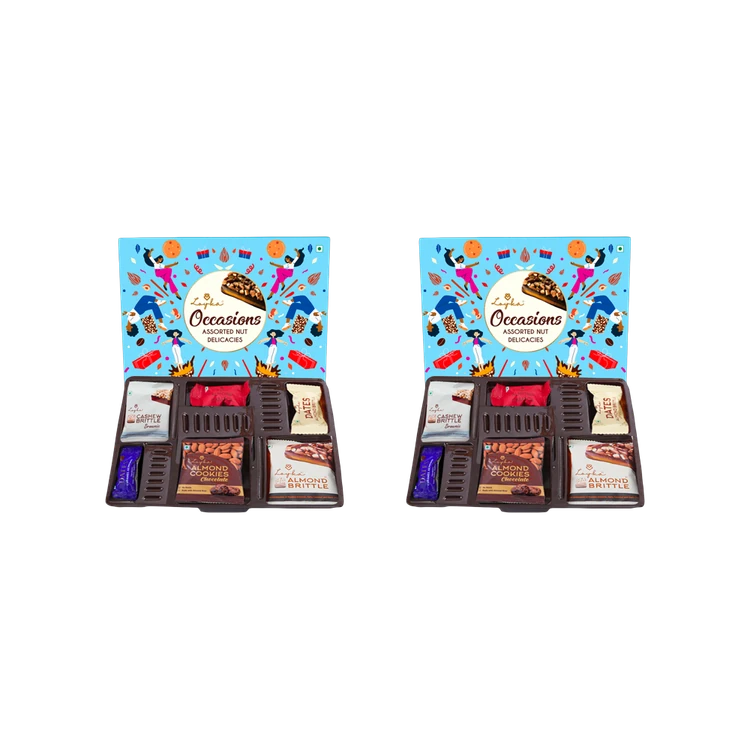 Loyka Occassions Nut Delicacies Chocolate Gift Pack - Pack of 2