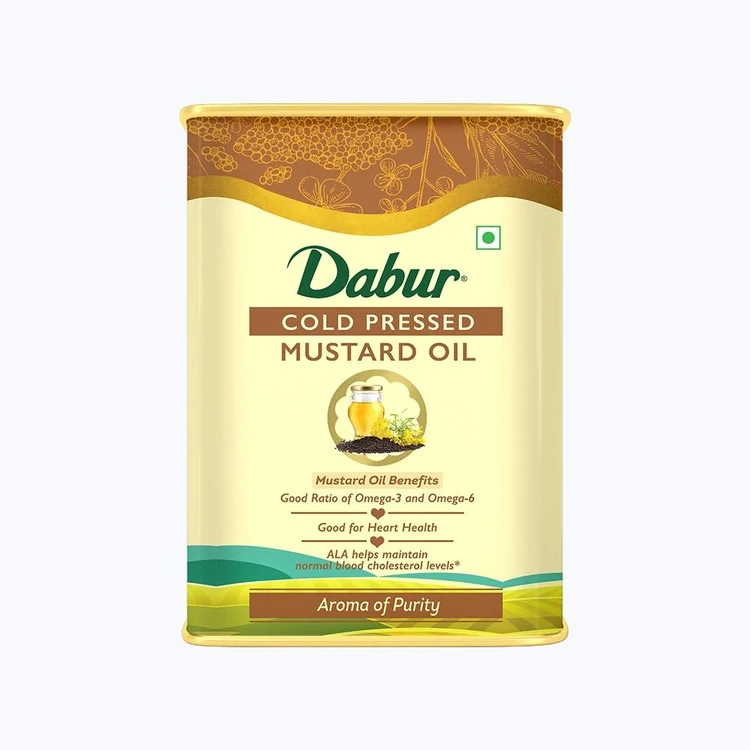 Dabur Cold Pressed Mustard Oil (Cold Pressed Sasive Enne)