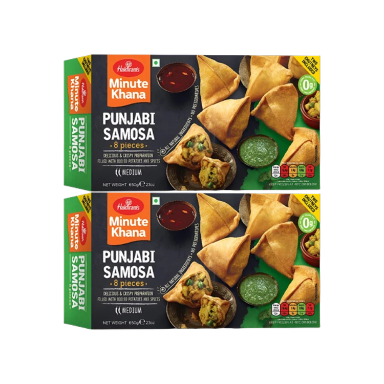 Haldiram's Punjabi Samosa (Frozen) - Pack of 2