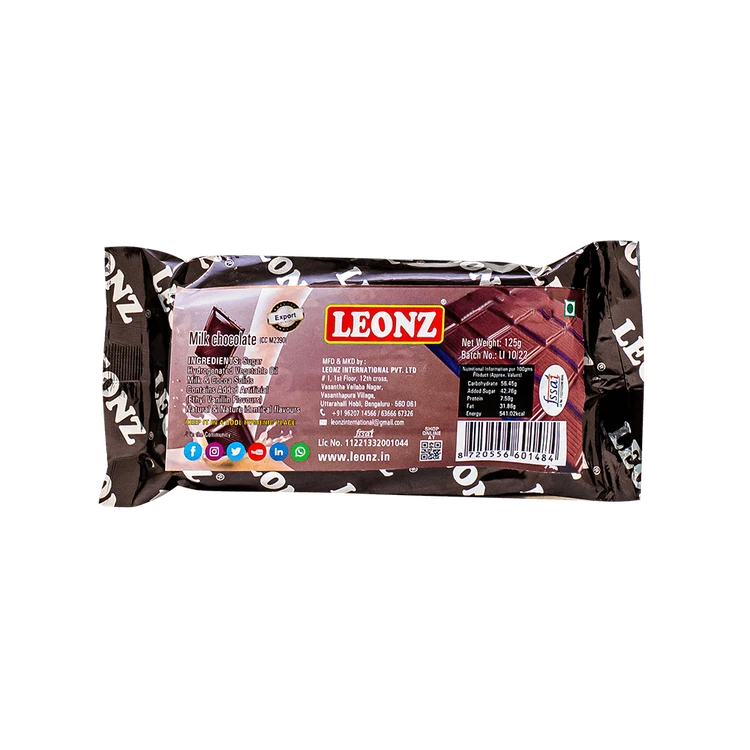 Leonz Milk Chocolate Bar