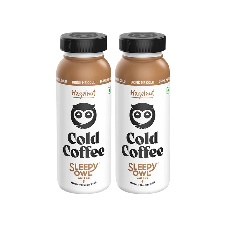 Sleepy Owl Hazelnut Cold Coffee - Pack of 2