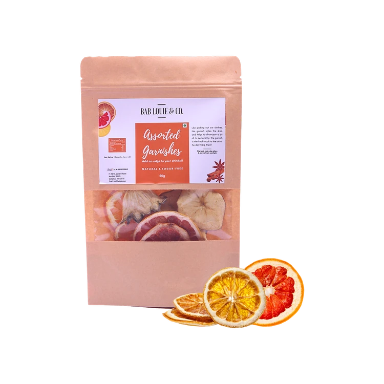 Bab Louie & Co. Assorted Dehydrated Dried Fruit Mix Garnishes