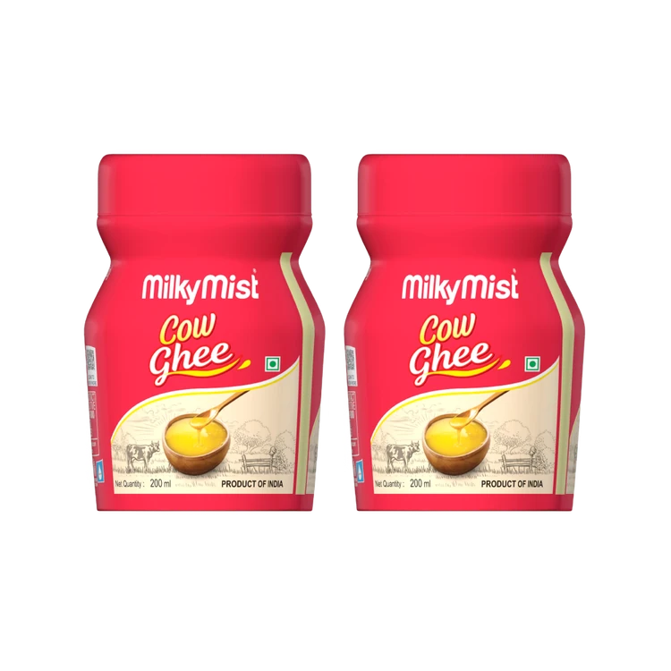 Milky Mist Cow Ghee - Pack of 2 (Hasuvina Tuppa)
