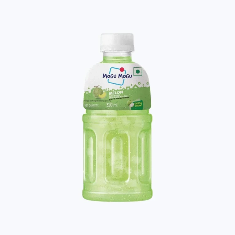 Mogu Mogu Melon Fruit Drink with Nata De Coco