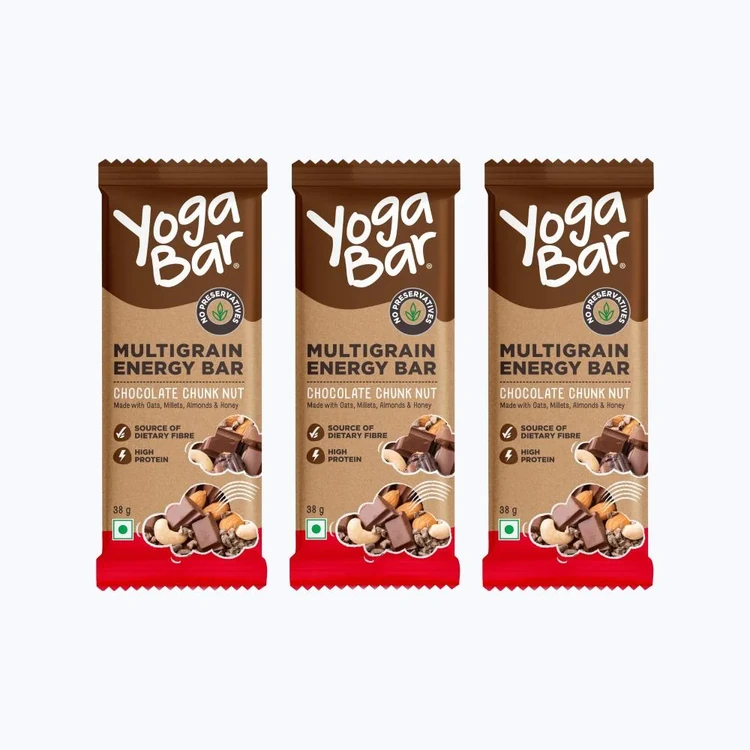 Yoga Bar Chocolate Chunk Nut Multigrain Energy Bar (35 g) - Pack of 3