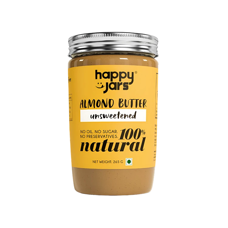Happy Jars Unsweetened Almond Butter