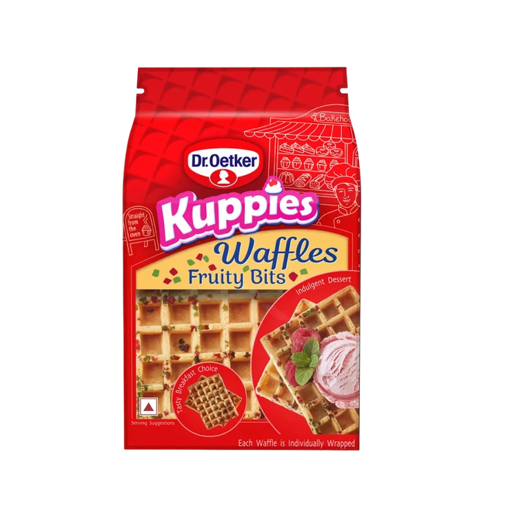 Dr. Oetker Kuppies Fruity Bits Waffle