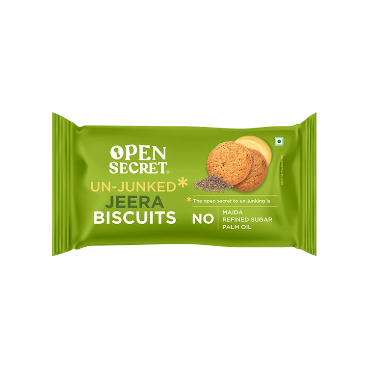 Open Secret Zero Maida Healthy Millet Biscuit - Jeera