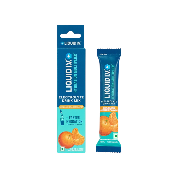 Liquid IV Hydration Multiplier Electrolyte Drink Mix - Brazilian Orange