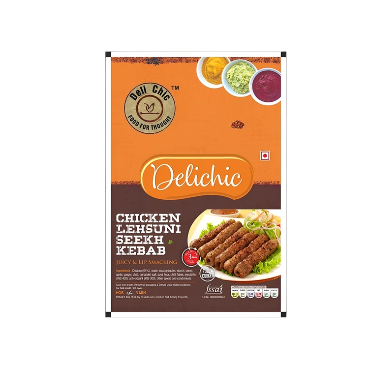 Delichic Lehsuni Chicken Seekh Kebab