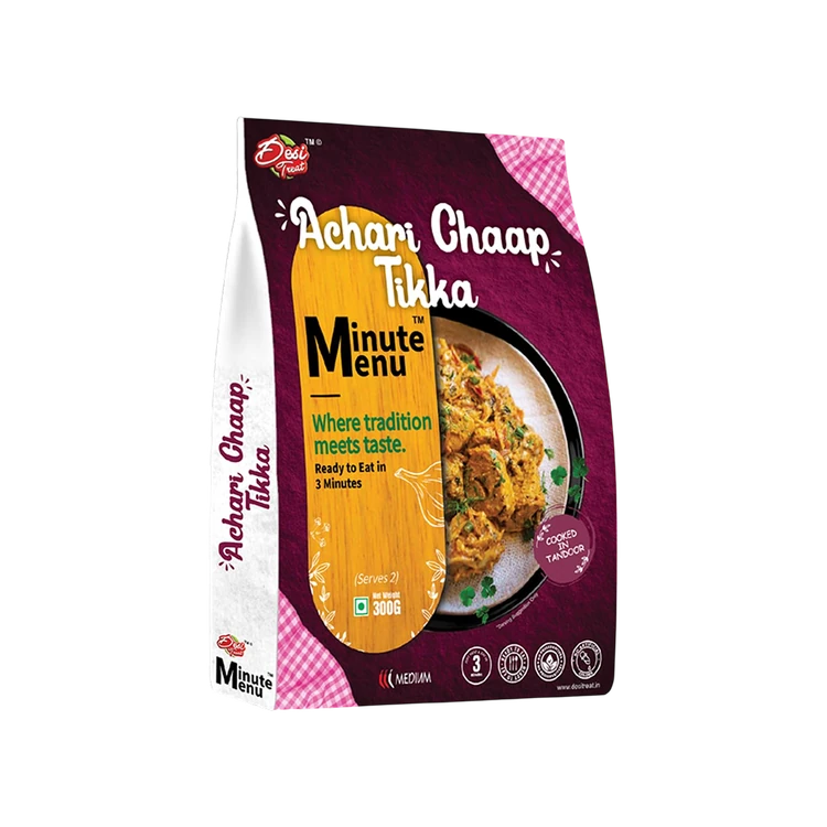 Desi Treat Minute Menu Achari Chaap Tikka Ready to Eat