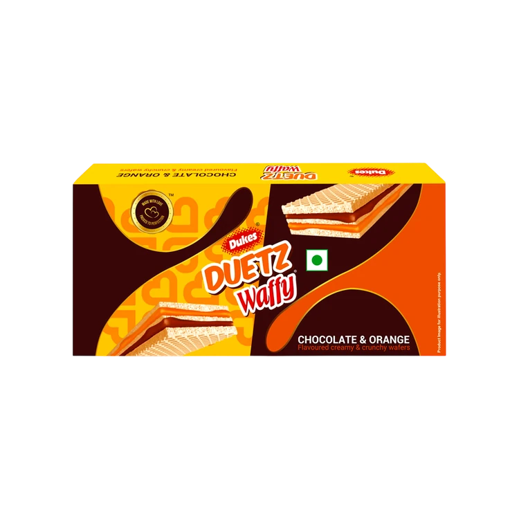 Dukes Duetz Waffy - Chocolate & Orange Wafers