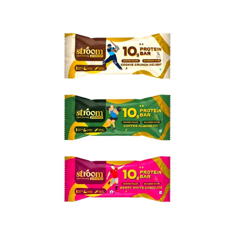 Stroom Centre Filled Assorted 10g Protein Bar