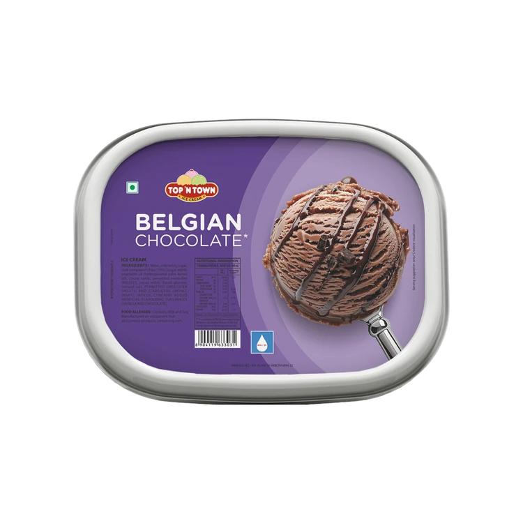 Top N Town Belgian Chocolate Ice Cream Tub