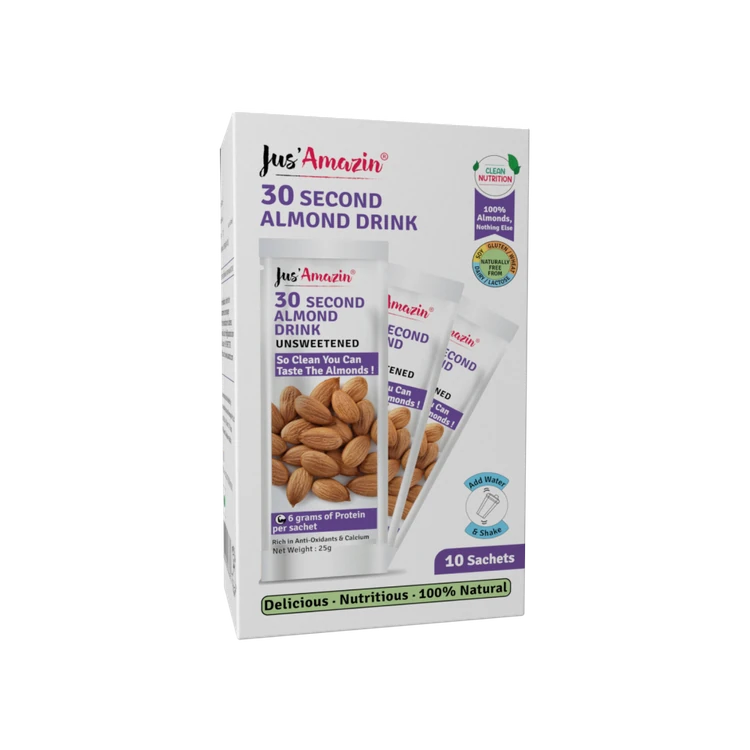 JUS'AMAZIN 30-Second Almond Beverage