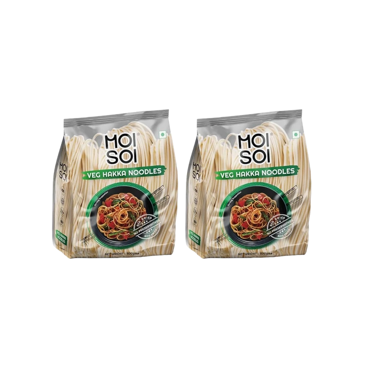 Moi Soi Veg Hakka Noodles - Not Fried - Pack of 2