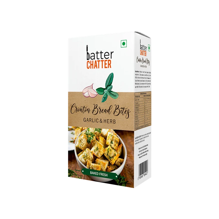 Batter Chatter Crouton Bread Bites (Garlic & Herb)