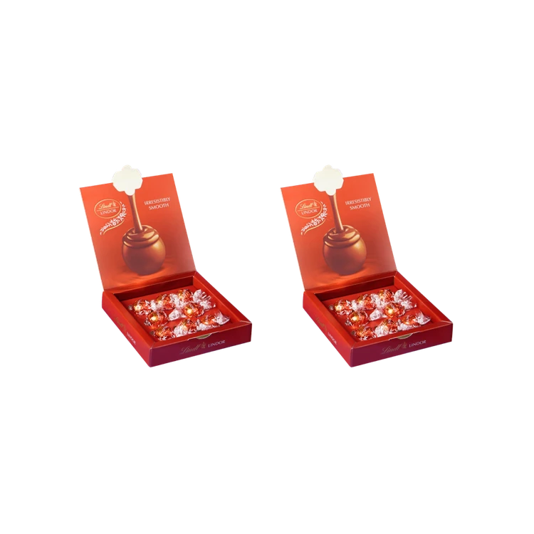 Lindt Lindor Milk Chocolate Gift Pack - Pack of 2