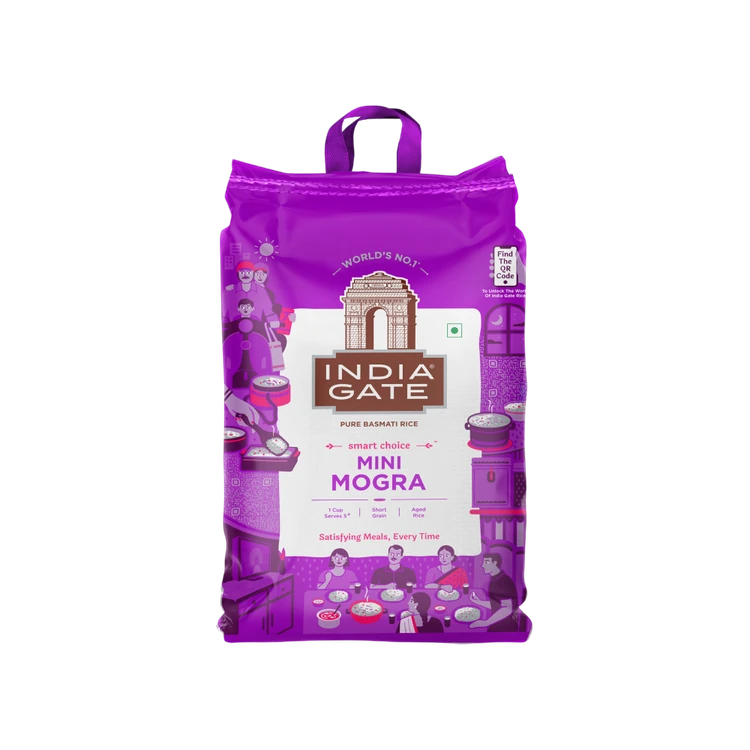 India Gate Mini Mogra Basmati Rice (Short Grain) (Mogra Basmati Akki)