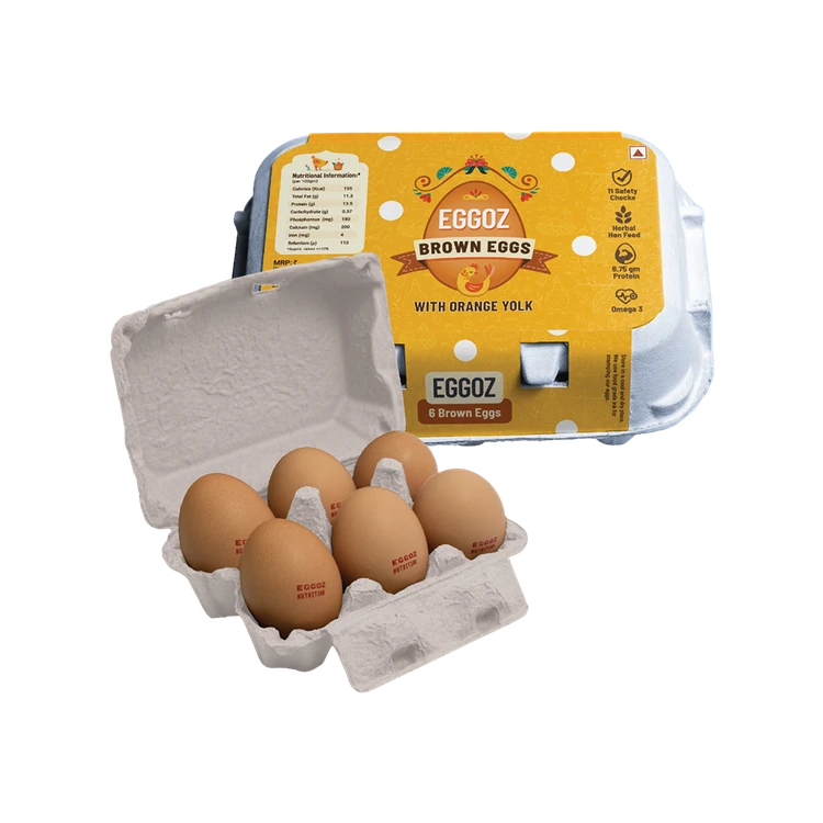 Eggoz Nutrition Protein Rich Brown Eggs (6 pieces)