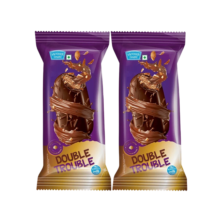 Mother Dairy Double Trouble Ice Cream Stick - Pack of 2