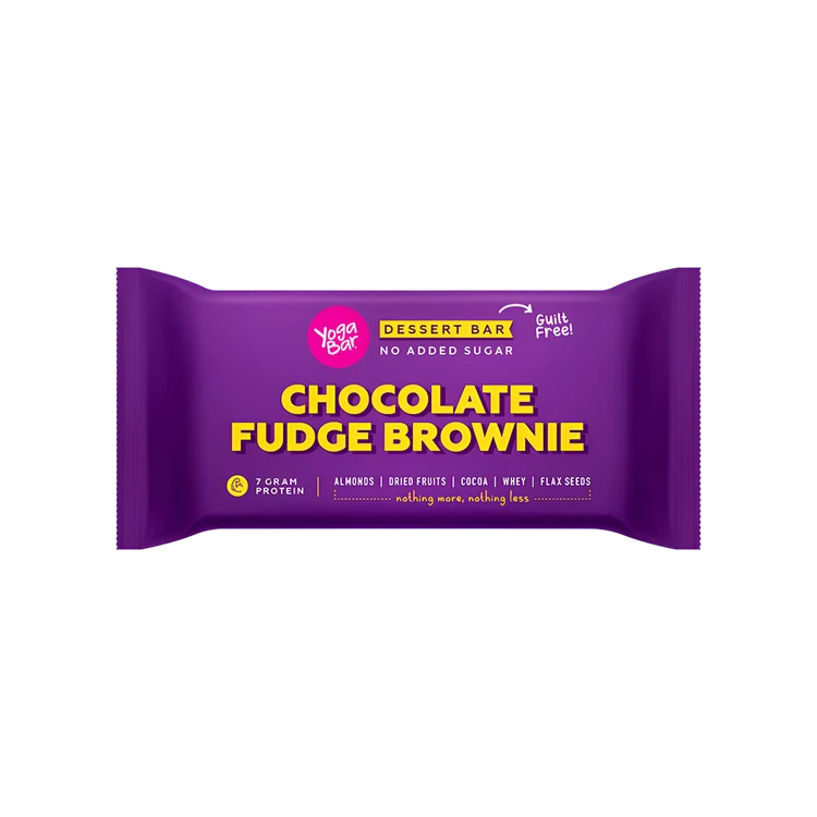 Yoga Bar Chocolate Fudge Brownie Dessert Energy Bar