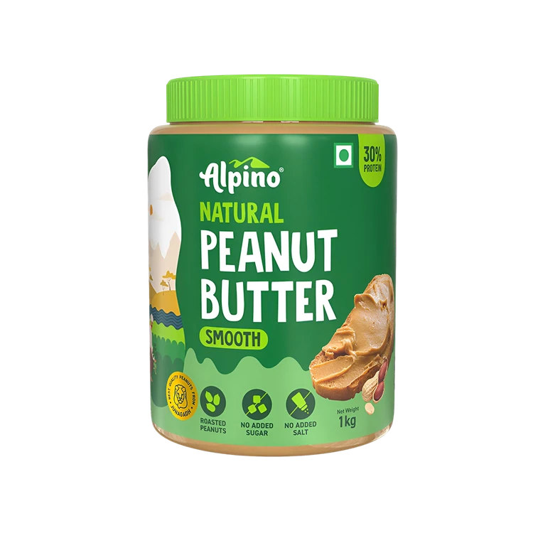 Alpino Natural Smooth Unsweetened Peanut Butter