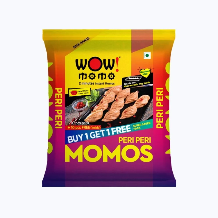 Wow! Momo Peri Peri Momos - Buy 1 Get 1 Free