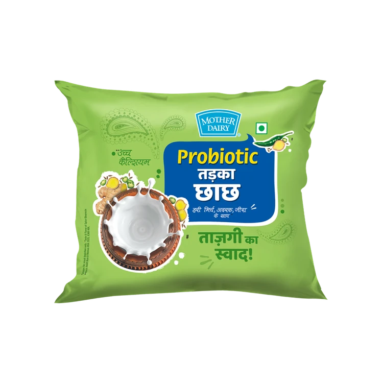 Mother Dairy Probiotic Tadka Salted Buttermilk