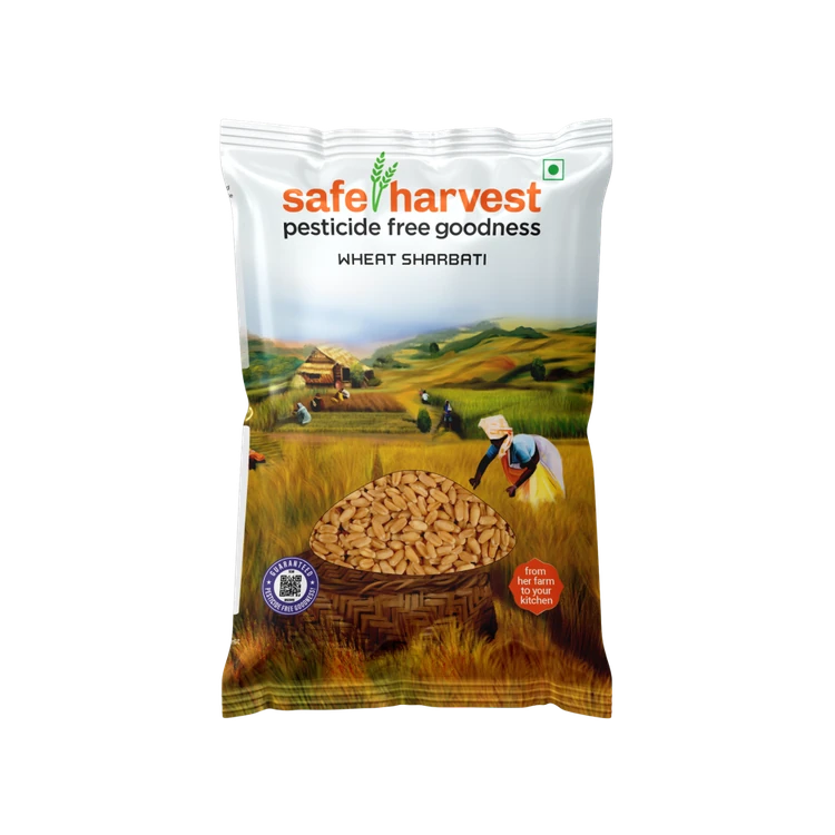 Safe Harvest Pesticide-Free Sharbati Wheat