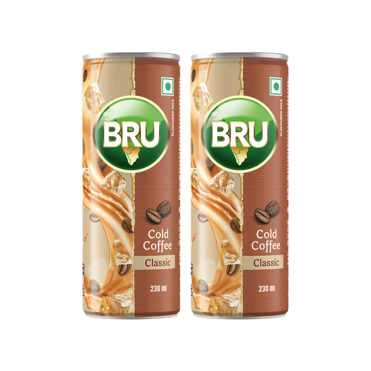 Bru Classic Cold Coffee (230 ml) - Pack of 2