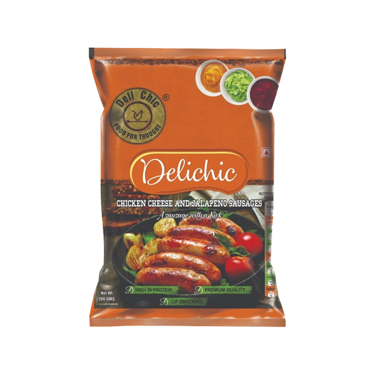 Delichic Cheese & Jalapeno Chicken Sausage