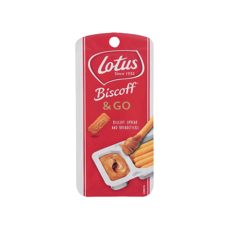 Lotus Biscoff & Go Biscuit Spread & Bread Sticks