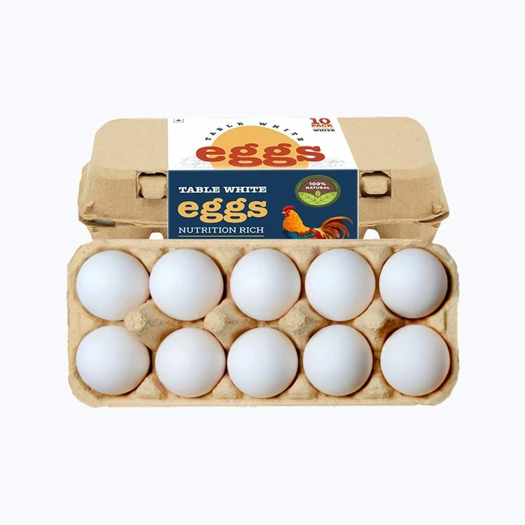 Table White White Eggs