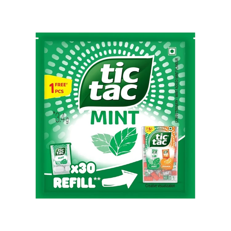 Tic Tac Mint Mouth Freshener Bag