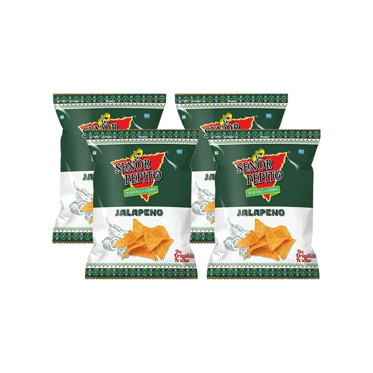 Senor Pepito Jalapeno Nachos - Pack of 4