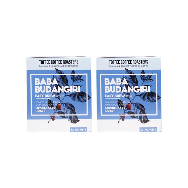 Toffee Coffee Roasters Baba Budangiri Roasted Coffee (Easy Brew) - Pack of 2