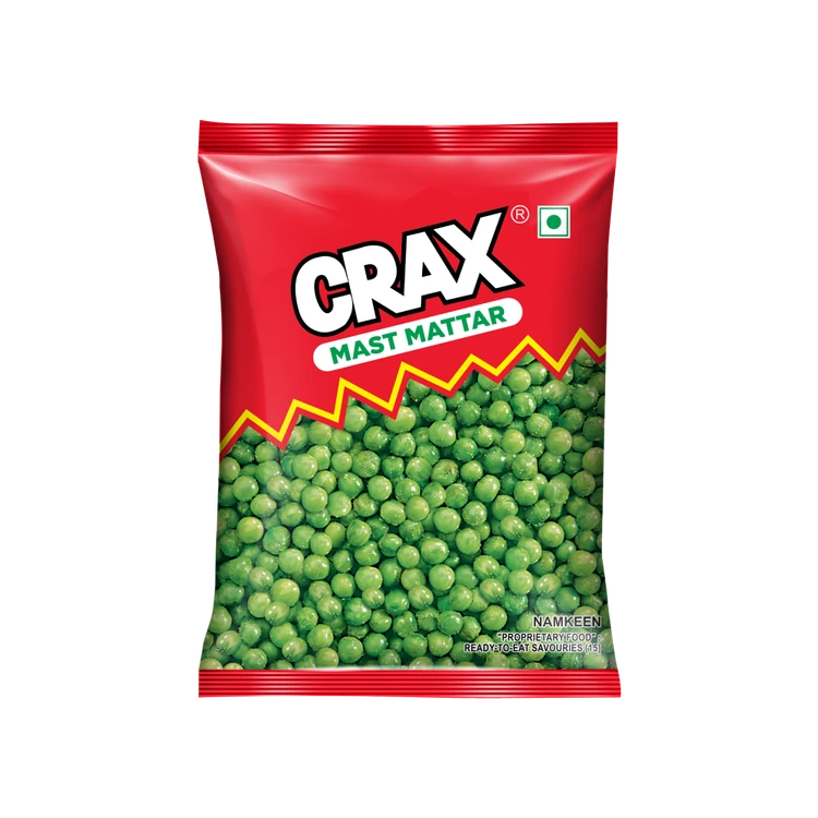 Crax Mast Matar Green Peas Namkeen Snacks