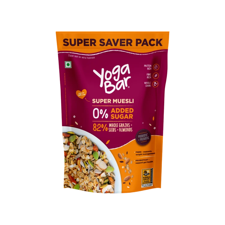 Yoga Bar 0% Added Sugar Super Muesli (700 g)