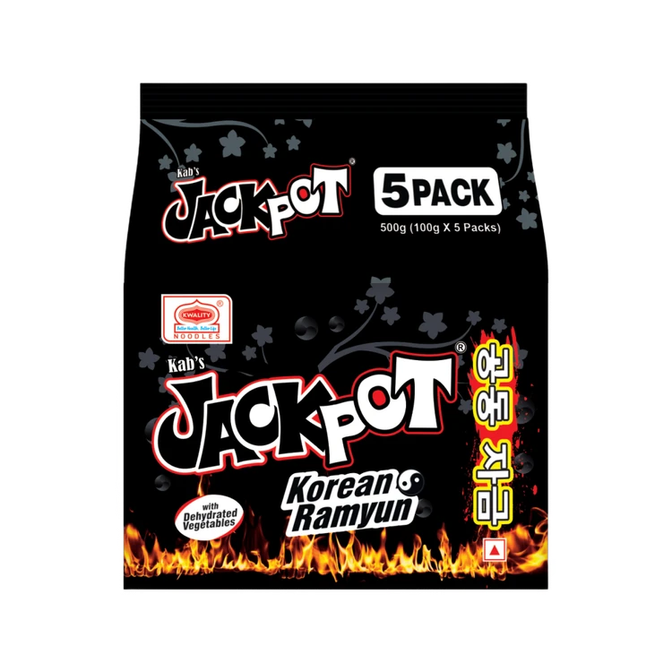 Kab's Jackpot Korean Ramyun Flavoured Instant Noodles