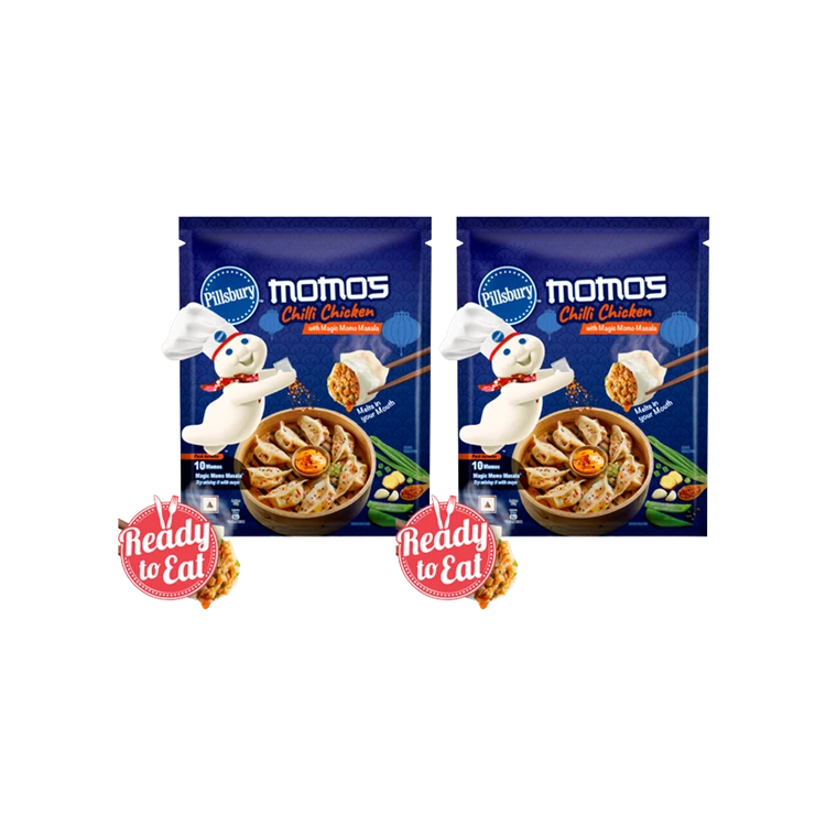 Pillsbury Chilli Chicken Momos - Pack of 2
