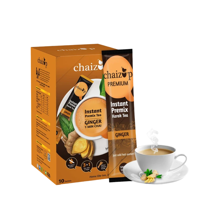 Chaizup 1 Minute Chai Instant Tea Premix (Ginger)