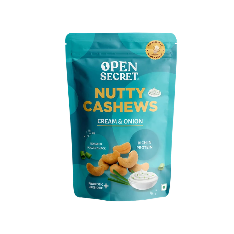 Open Secret Flavoured Cashew - Namkeen Cream & Onion