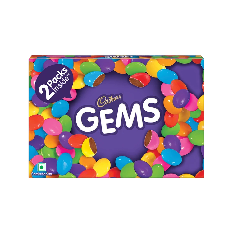 Cadbury Gems Duo Chocolates Pack