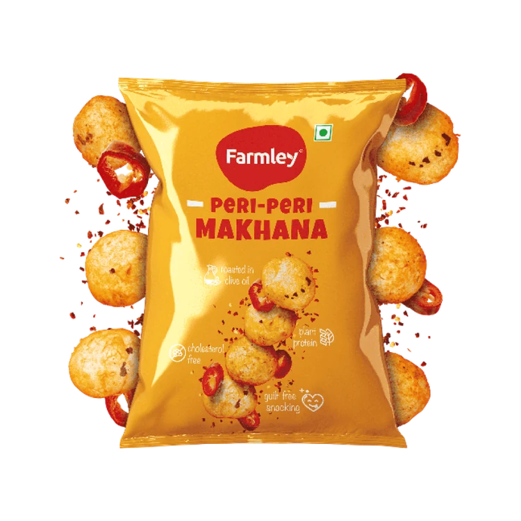 Farmley Peri Peri Roasted Flavoured Makhana Roasted In Olive Oil