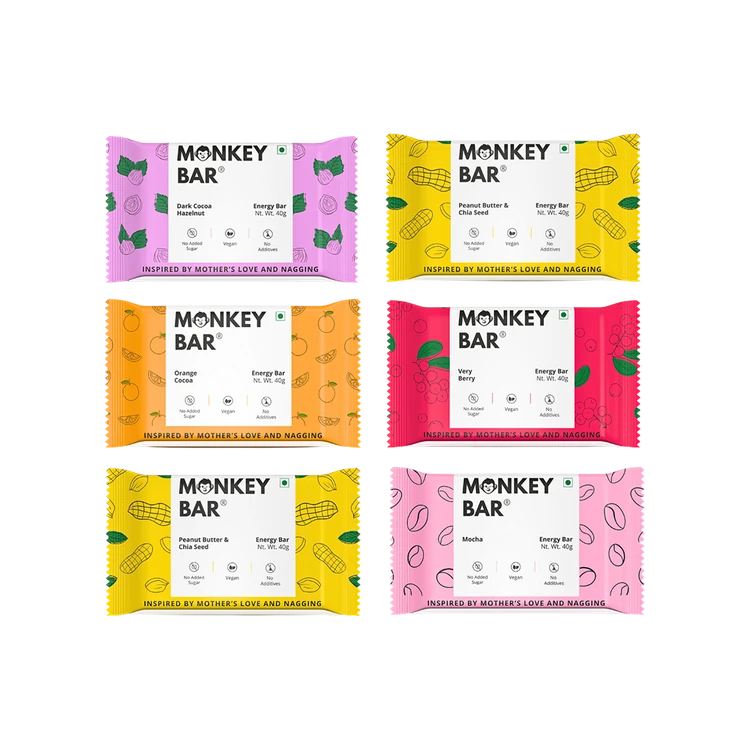 Monkey Bar Assorted Energy Bar