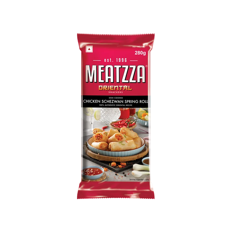 Meatzza Chicken Schezwan Spring Roll