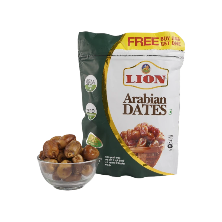 Lion Arabian Dates - Buy 1 Get 1 Free (Kharjura)