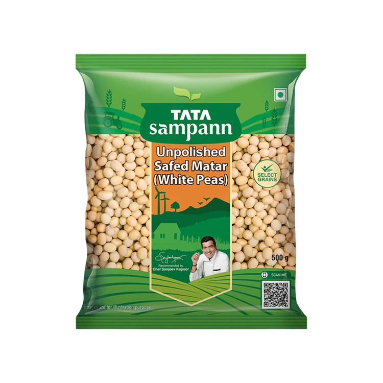 Tata Sampann Unpolished White Dried Peas